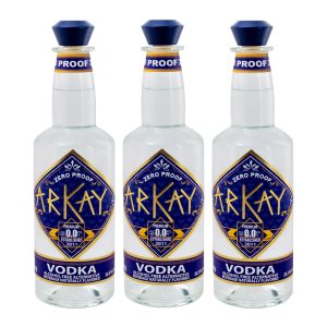 Paquete 12 Botellas Arkay Zero Proof Sabor Vodka