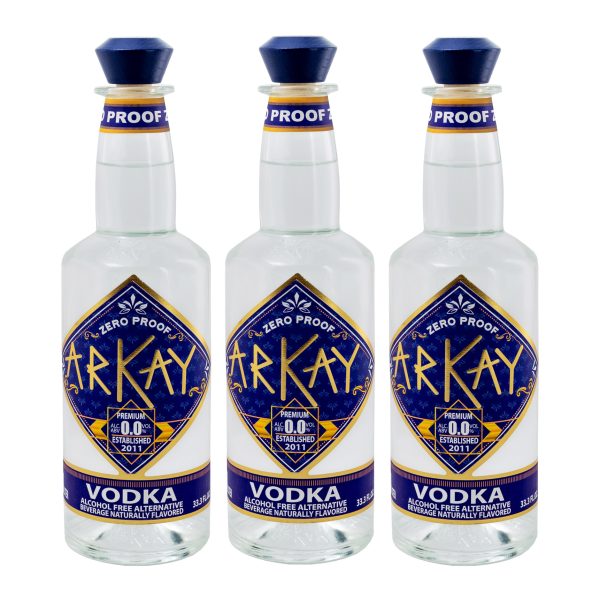 Paquete 6 Botellas Arkay Zero Proof Sabor Vodka