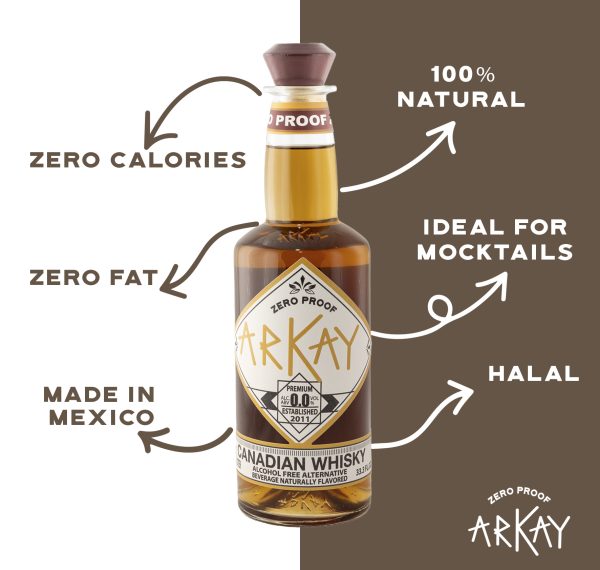 Zero Proof Canadian Whiskey / 1 Litro