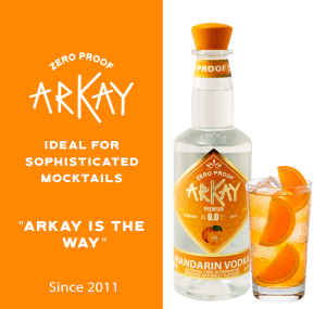 ArKay Mandarin Vodka Zero Proof Spirits