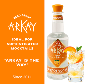 ArKay Apricot Vodka Zero Proof Spirits